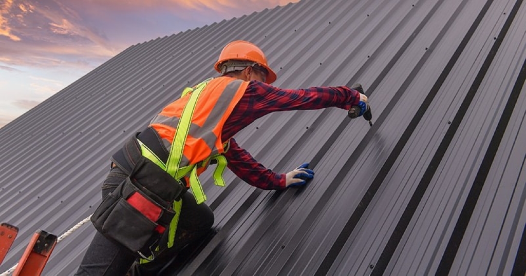 Will painting a metal roof stop leaks