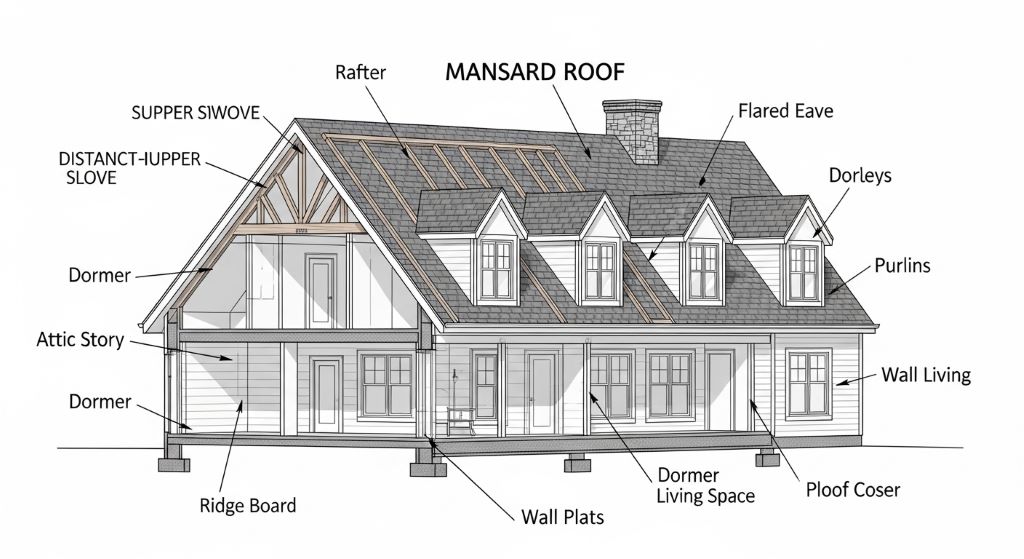 How to Design a Mansard Roof for Small Homes with Limited Space