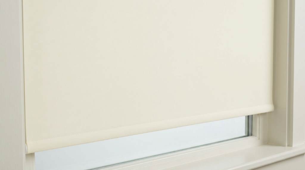 Indoor air particles settling on residential window shades