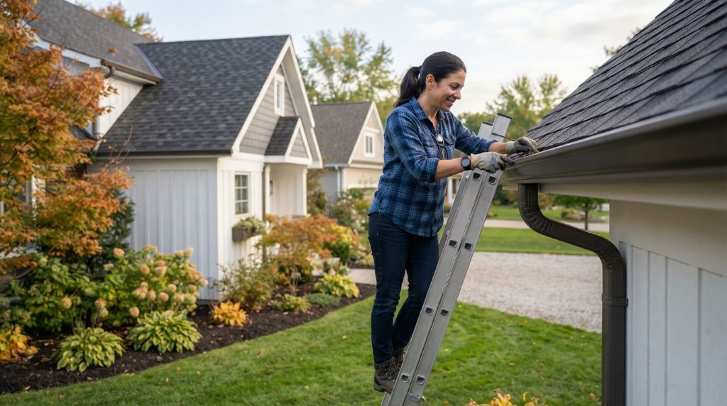 Preparing a roof for heavy rain and storms