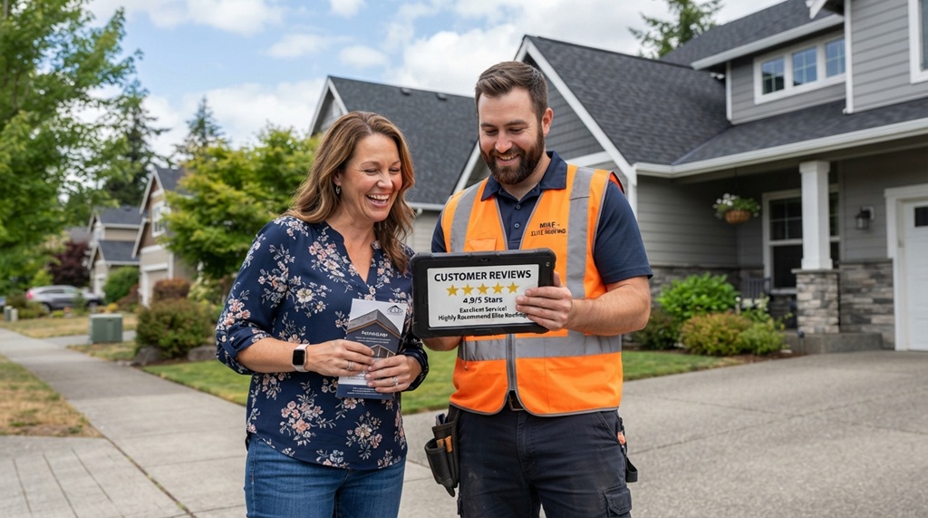 What Do Customer Testimonials Reveal About a Roofer?